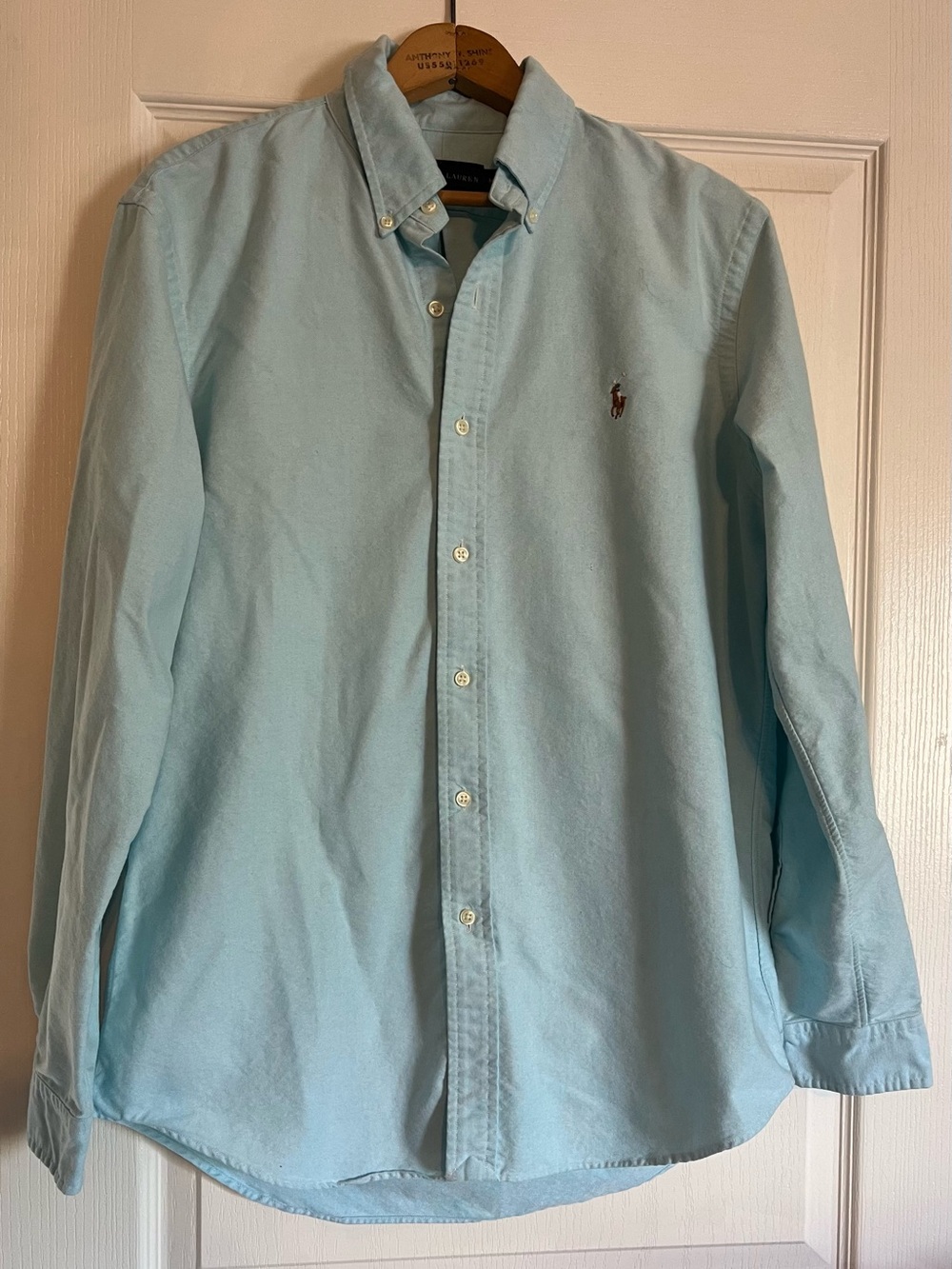 Ralph Lauren Light Blue Oxford Button up Down Shirt medium men’s